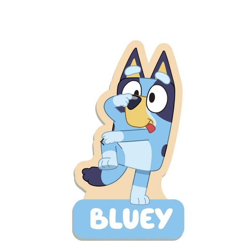 WOODEN PUZZLE BLUEY CHARACTER AST