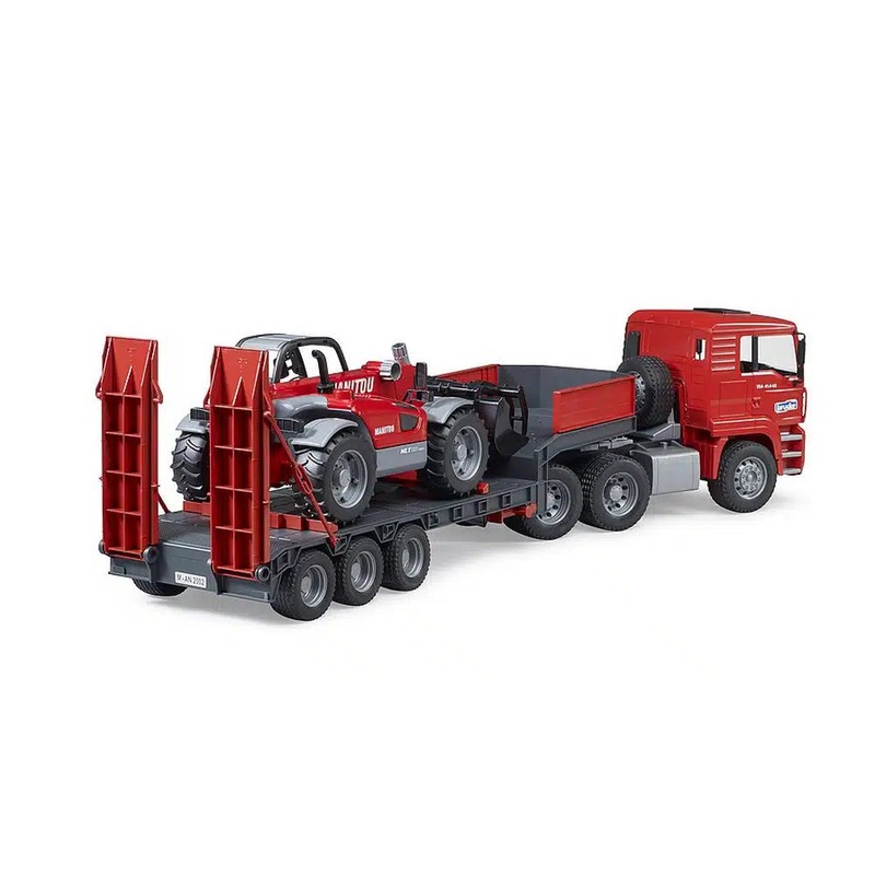 Bruder 1:16 Man Tga Low Loader Mlt 633