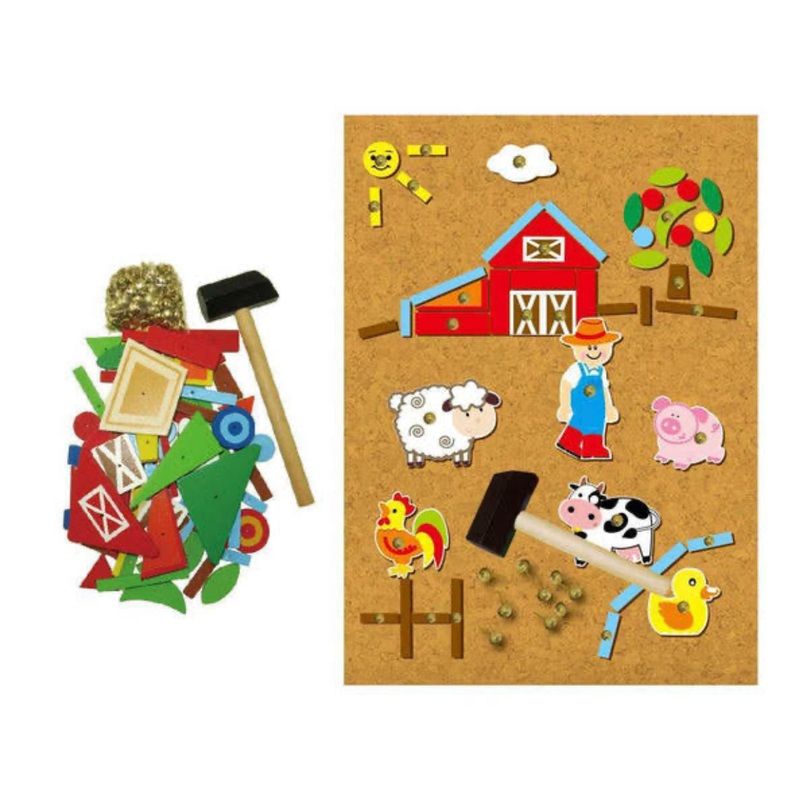 Wooden Tap-A-Shape Farm