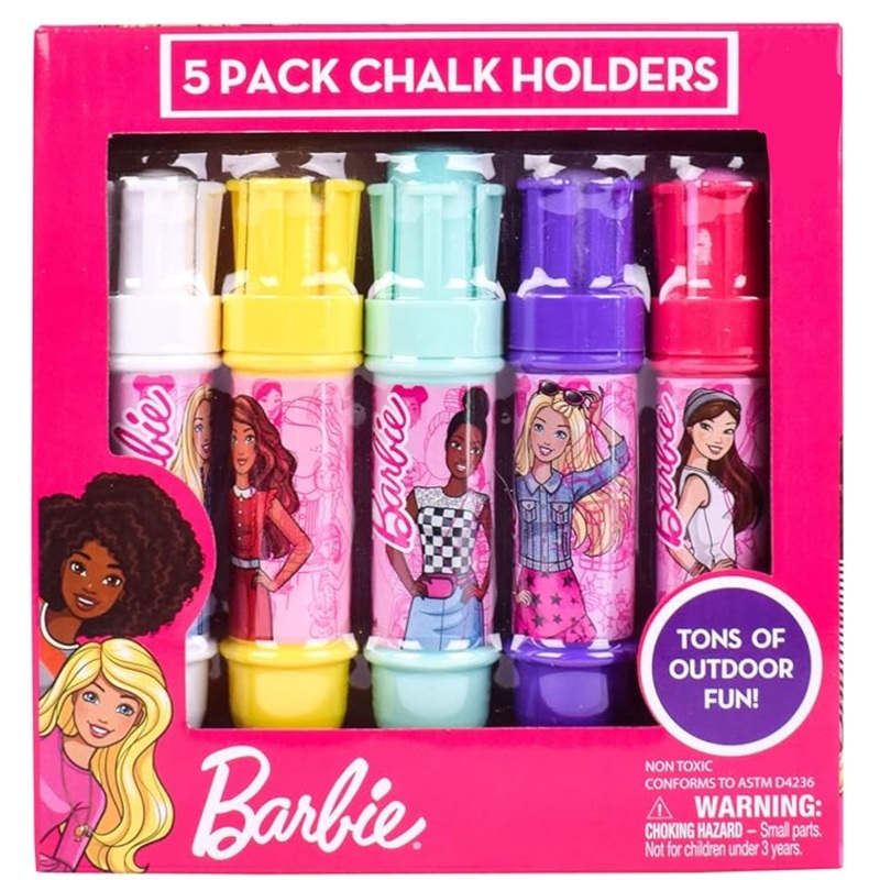 5 PACK CHALK HOLDER BARBIE
