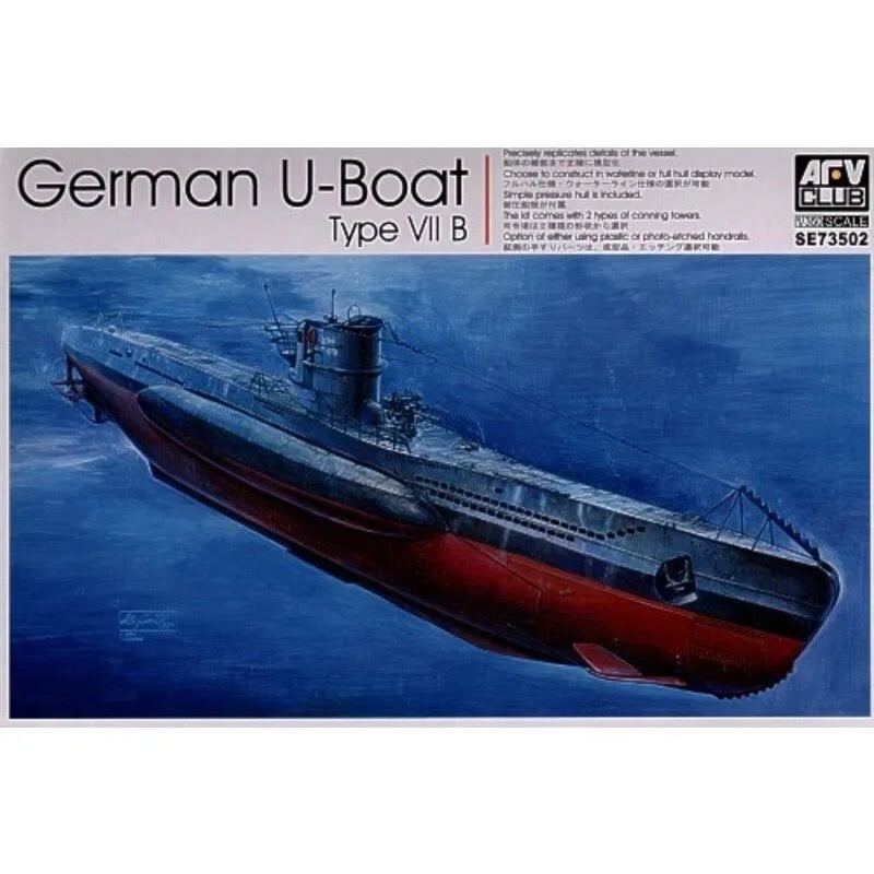 Afv 1:350 German U-Boat Type Vii B