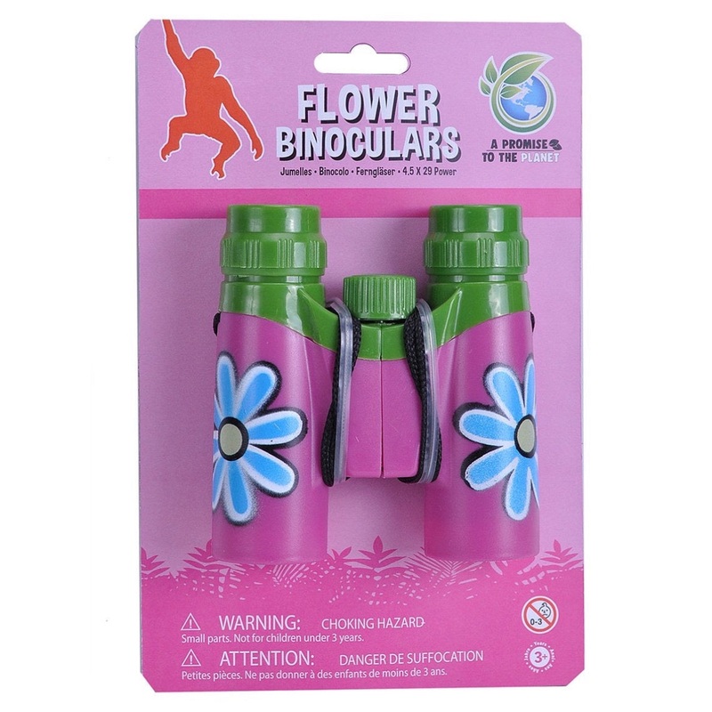 BINOCULARS GIRLY GIRL FLOWER