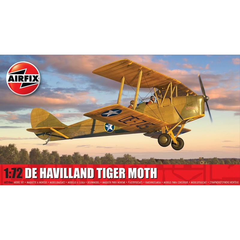 AIRFIX 1:72 DE HAVILLAND TIGER MOTH