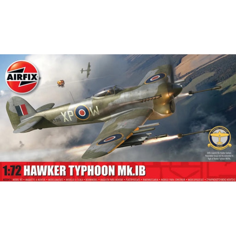 AIRFIX 1:72 HAWKER TYPHOON MK.1B