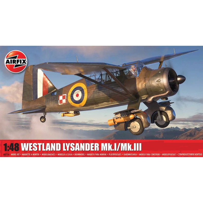 AIRFIX 1:48 WESTLAND LYSANDER MK.I/MK.II