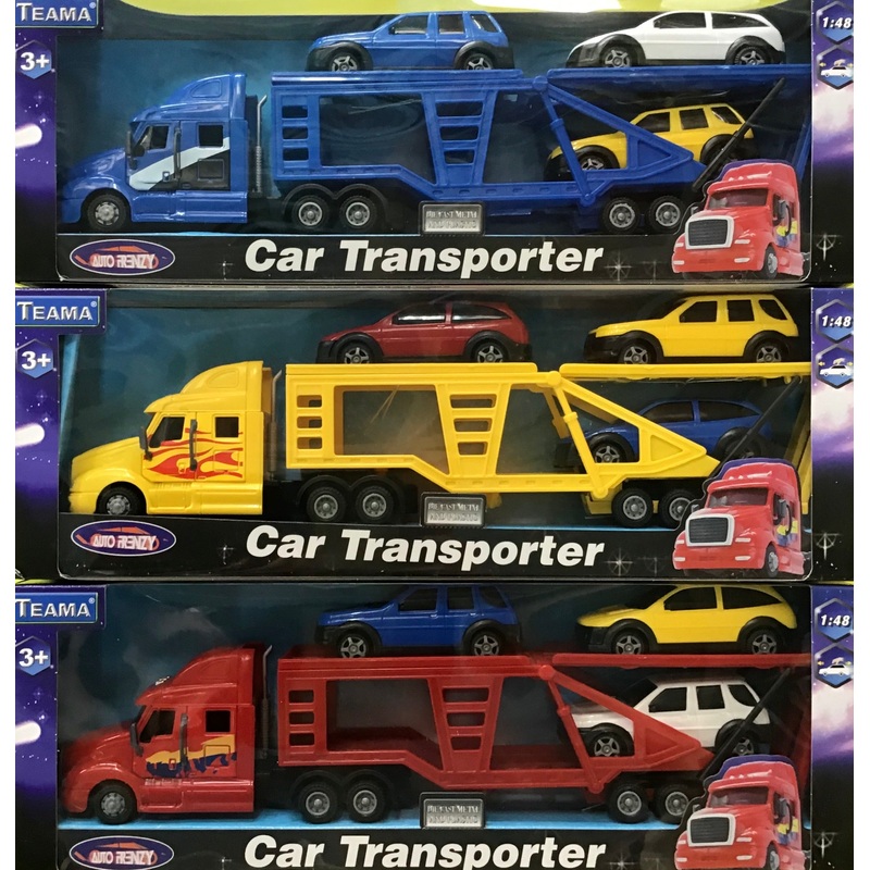 CAR TRANSPORTER WITH 3 CARS