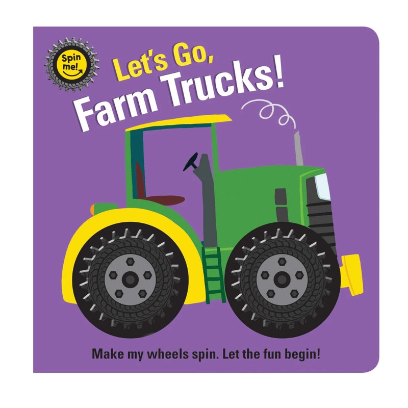 BOOK SPIN ME WHEELS FARM TRUCKS
