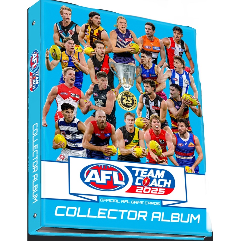 AFL FOOTY CARDS TEAM 2025 ALBUMS