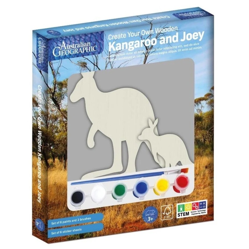AUS GEO CREATE YOUR OWN KANGAROO & JOEY