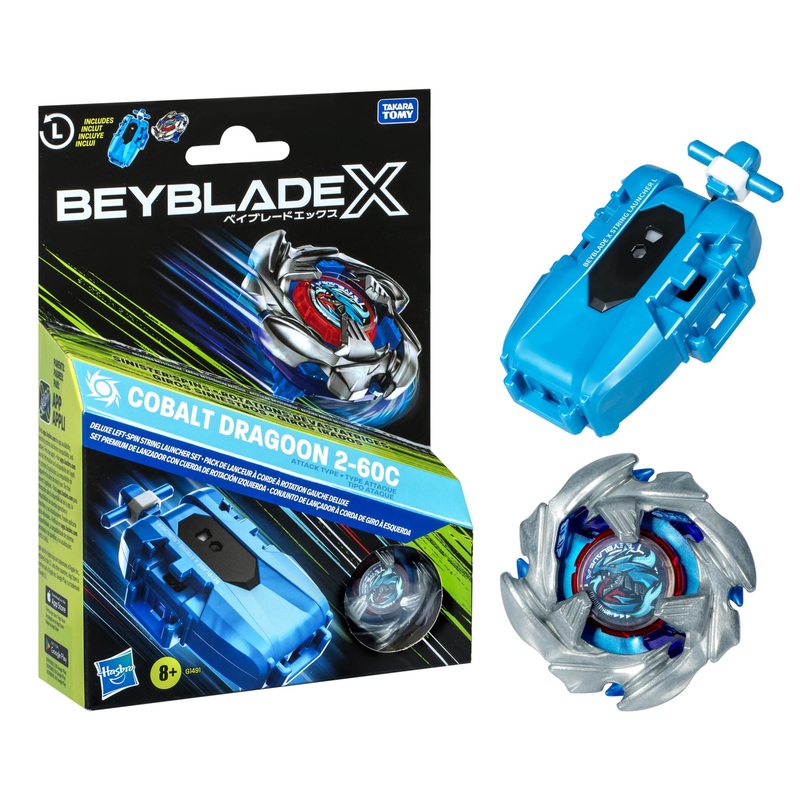 BEYBLADE X COBALT DRAGOON LAUNCHER