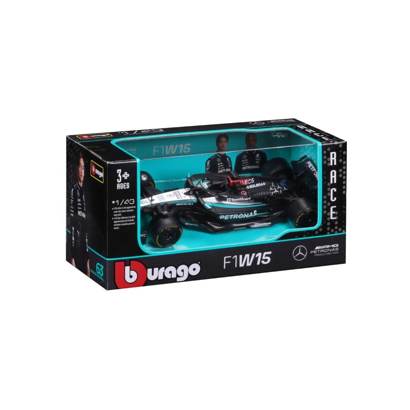 BURAGO 1:43 F1 AMG PETRONAS RACING