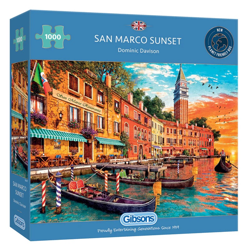 San Marco Sunset 1000 Pc Jigsaw Puzzle