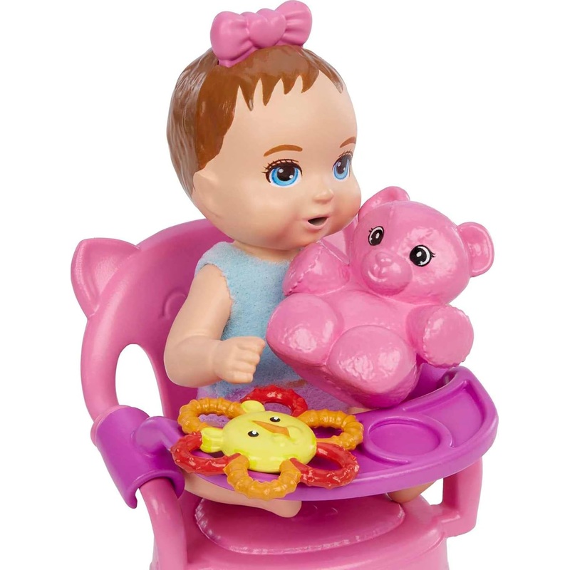 Barbie Skipper Babysitters Inc Doll and Accessories Pink Chair