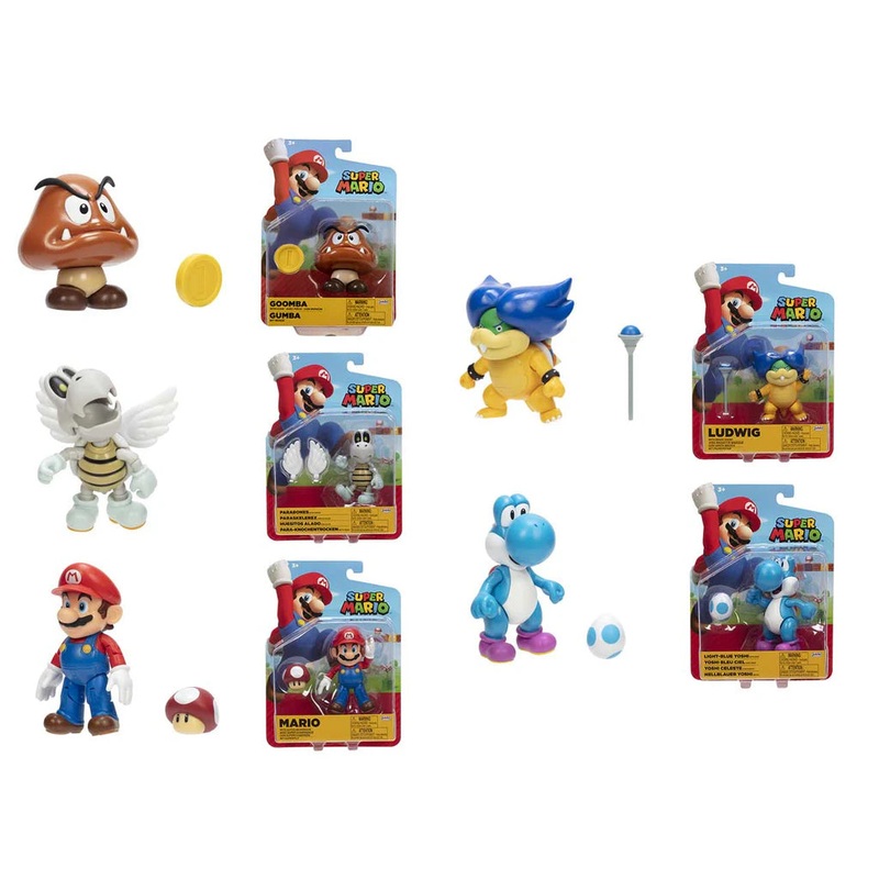 Super Mario 4 Inch Action Figure Wave 27