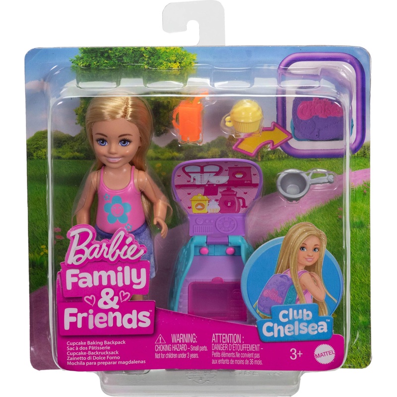 Barbie Family and Friends Club Chelsea Cupcake Baking Backpack