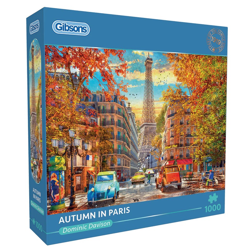 Gibsons - Autumn in Paris 1000 Pc Jigsaw Puzzle