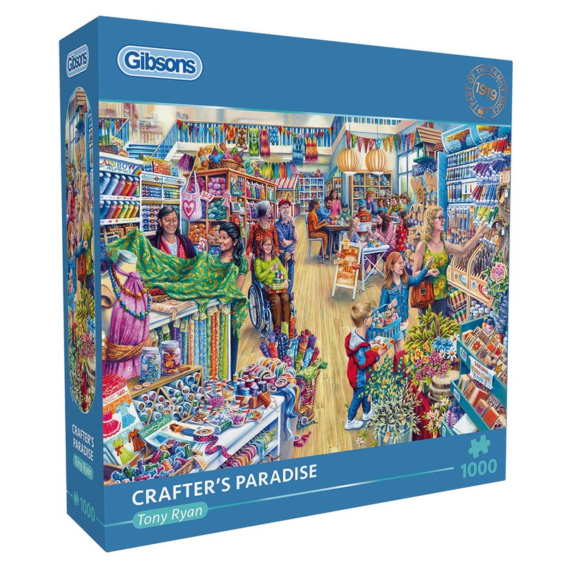 Gibsons - Crafters Paradise 1000 Pc Jigsaw Puzzle