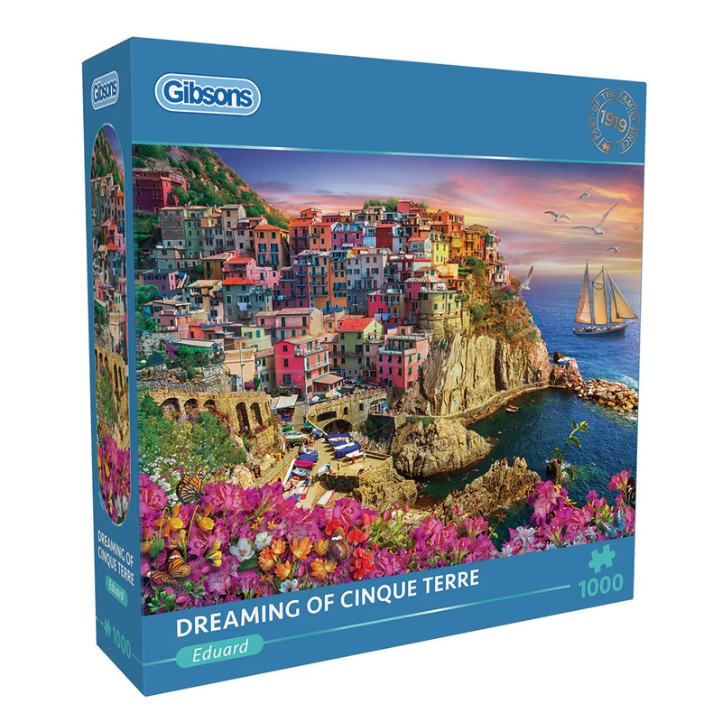 Gibsons - Dreaming of Cinque Terre 1000 Pc Jigsaw Puzzle