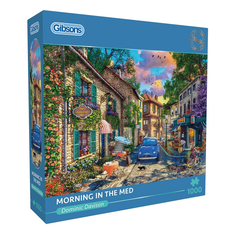 Gibsons - Morning in the Med 1000 Pc Jigsaw Puzzle