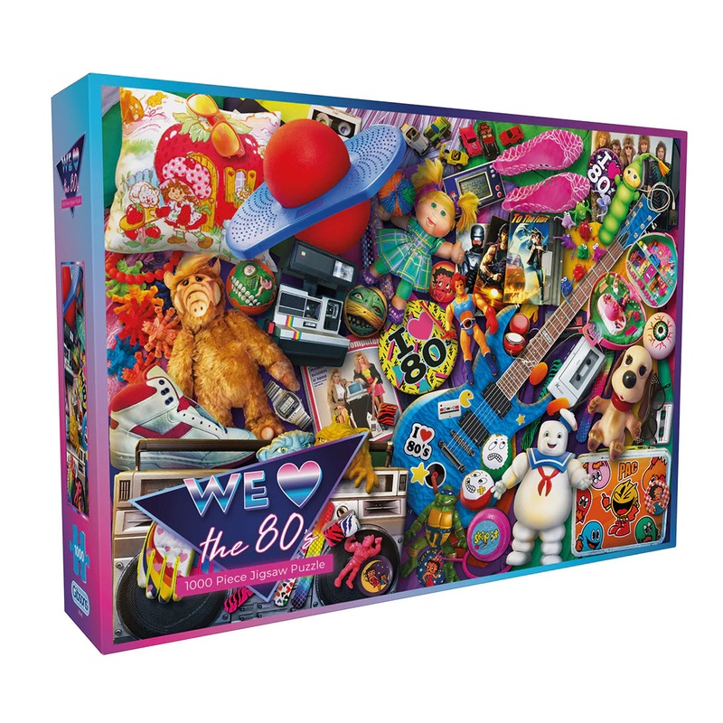 Gibsons - We Love the 80s 1000 Piece Jigsaw Puzzle