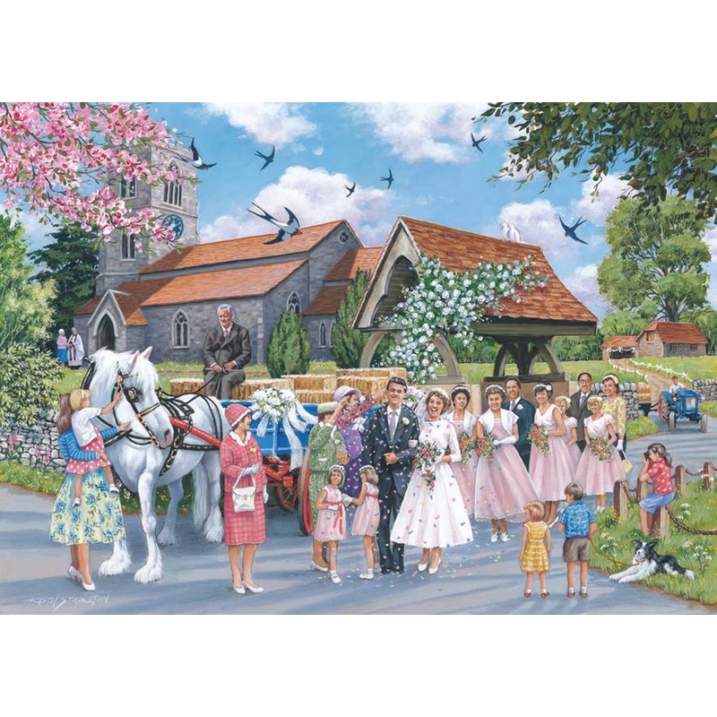 HOP Country Wedding 1000 Piece Puzzle