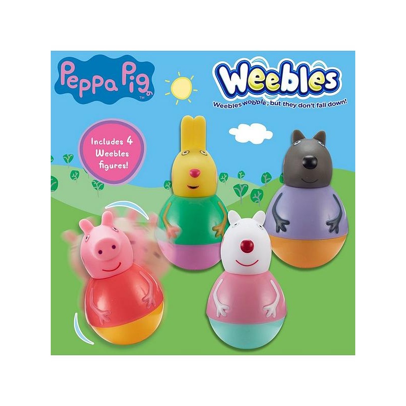 Peppa Pig and Friends Weebles: Pack of 4 Figures