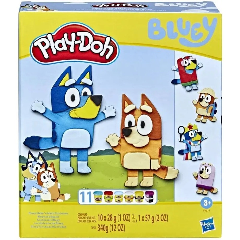 Play-Doh Bluey Make 'n Mash Costumes Playset