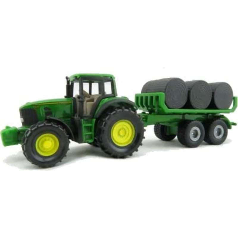 Siku 1:87 John Deere With Bale Trailer
