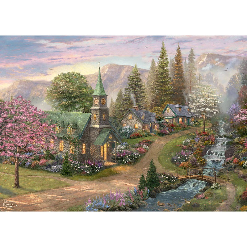 Sunday Morning Chapel 1000 Pc Jigsaw Puzzle
