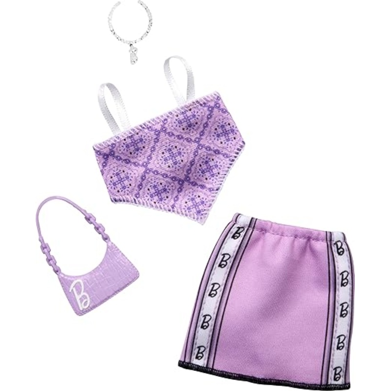 Barbie Fashion Purple Dress