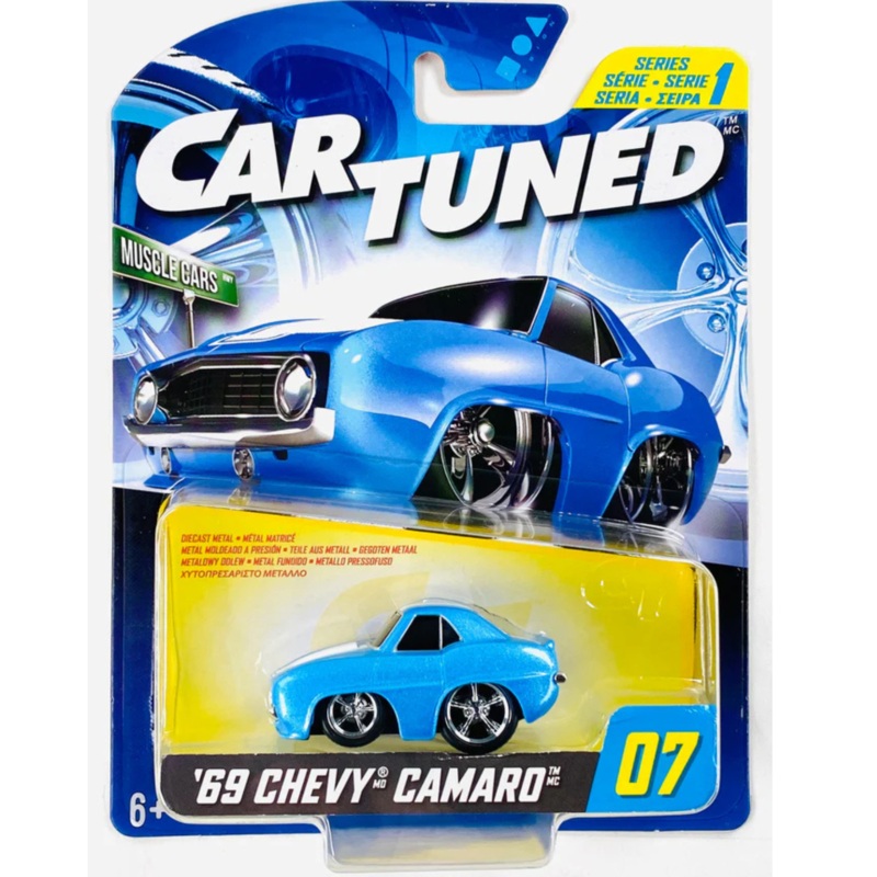 Car Tuned 69 Chevy Camaro Blue