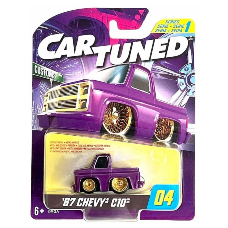 Car Tuned 87 Chevy C10 Purple