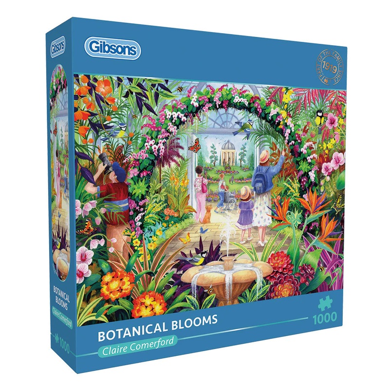 Gibsons - Botanical Blooms 1000 Pc Jigsaw Puzzle