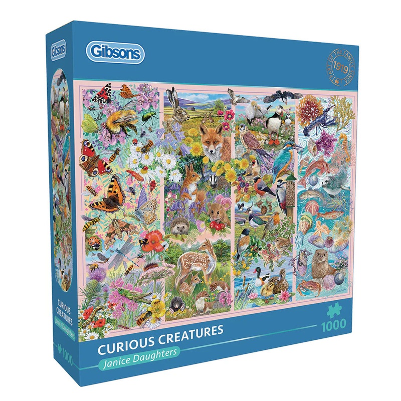 Gibsons - Curious Creatures 1000 Pc Jigsaw Puzzle