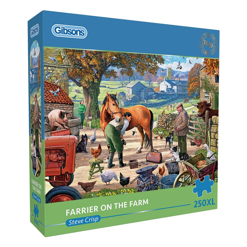 Gibsons - Farrier on the Farm 250XL Pc Jigsaw Puzzle