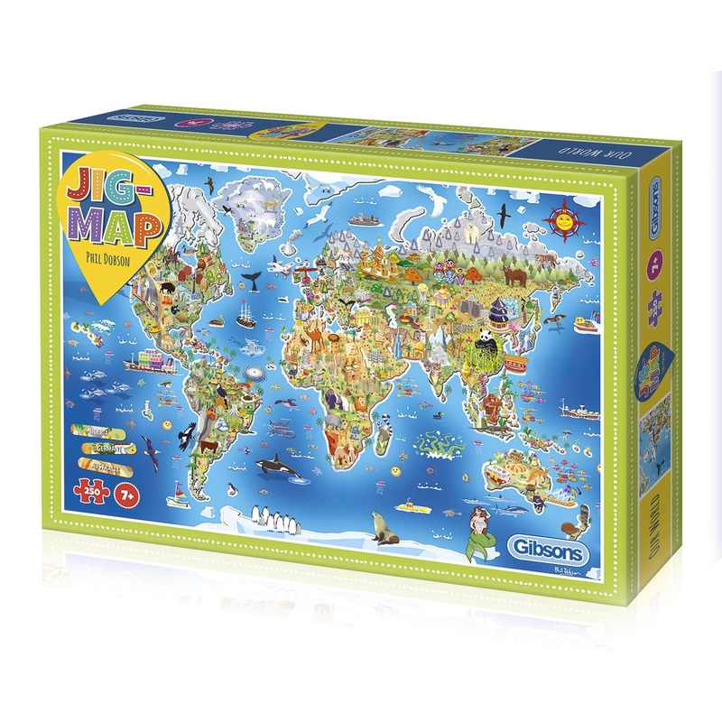 Gibsons - Our World Jigmap Children's Puzzle