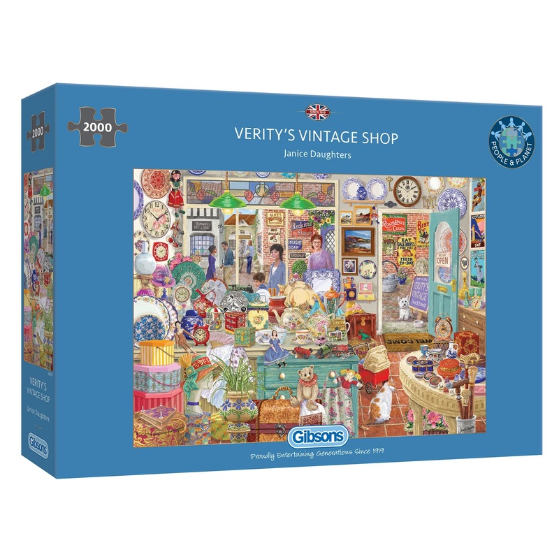 Gibsons - Verity's Vintage Shop 2000  Pc Jigsaw Puzzle