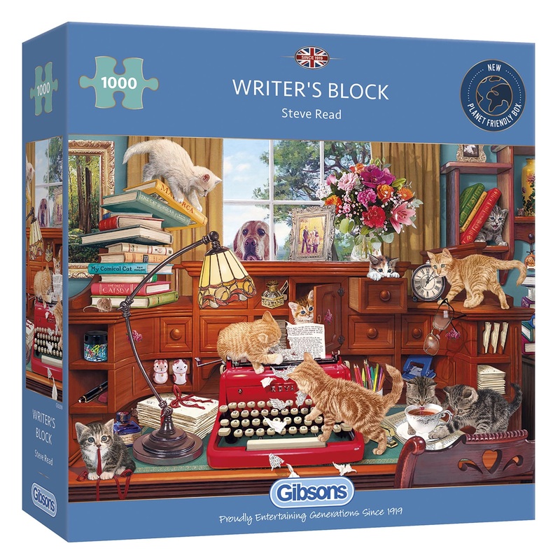 Gibsons - Writer's Block 1000 Pc Jigsaw Puzzle