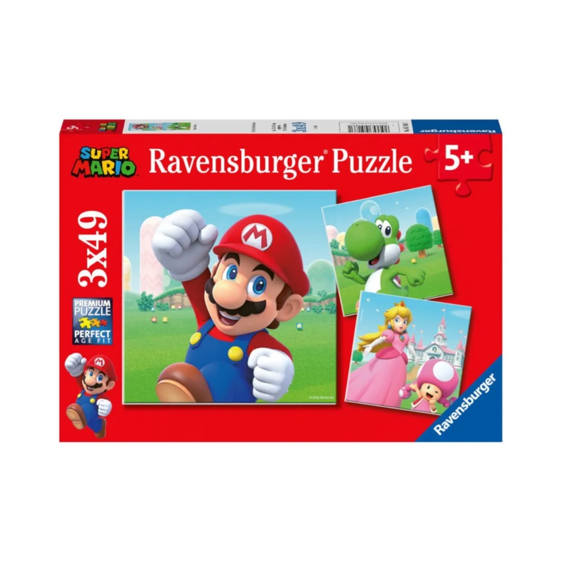 Ravensburger Super Mario 3x49PC