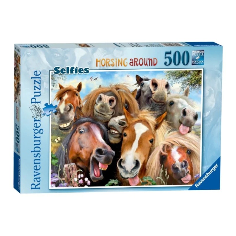 Ravensburger Selfies Horsing Around 500pc