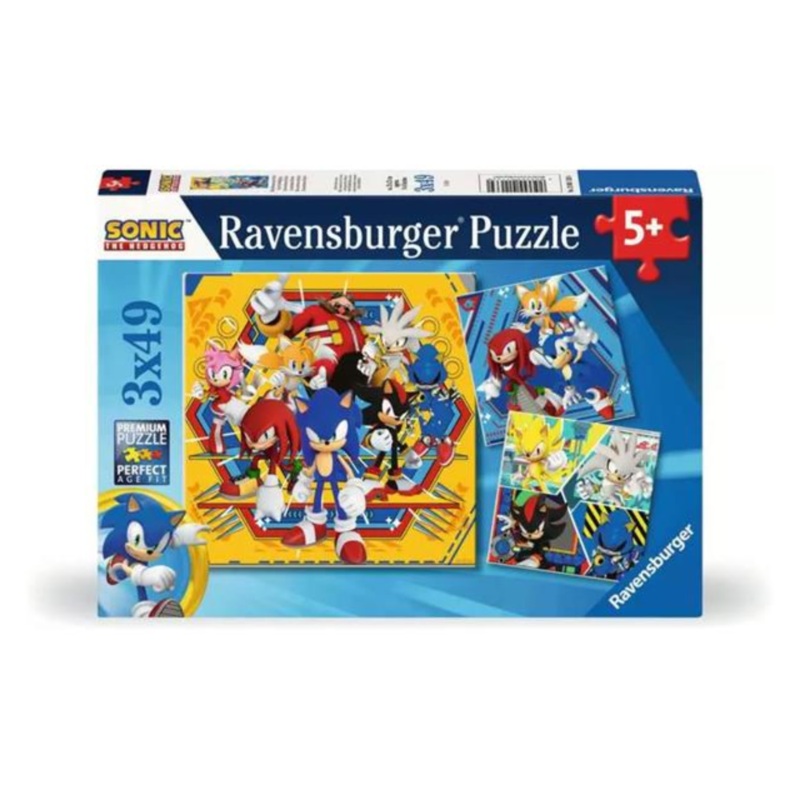 Ravensburger Sonic the Hedgehog 3x49PC