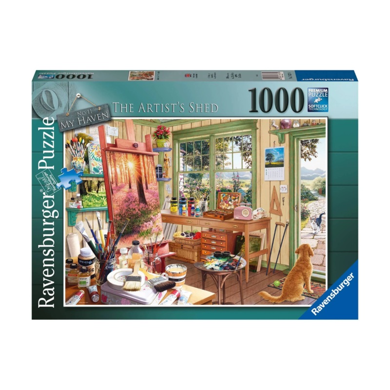 Ravensburger The Artist's Shed 1000pc