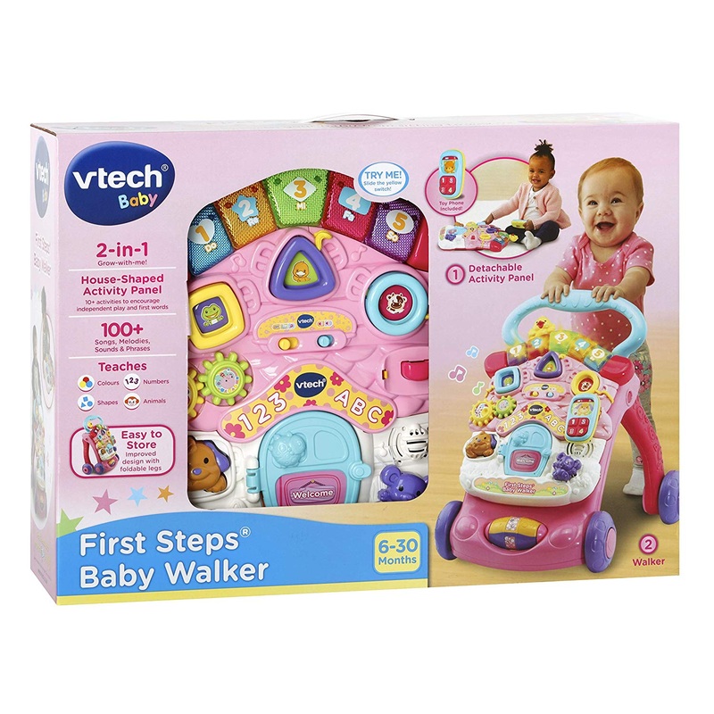 Vtech First Steps Baby Walker Pink