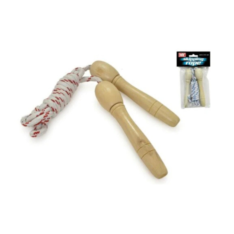 Wooden Handles Skipping Rope