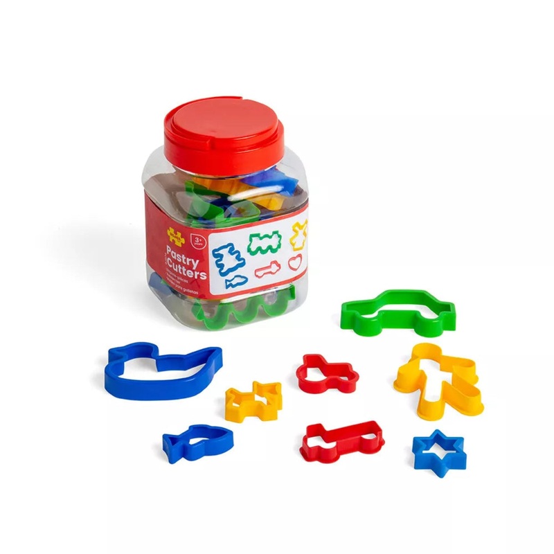 Bigjigs Jar of 24 Pastry Cutters