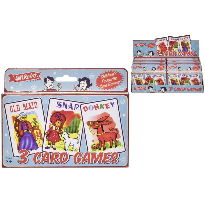 Playing Cards In Display Box "Retro"