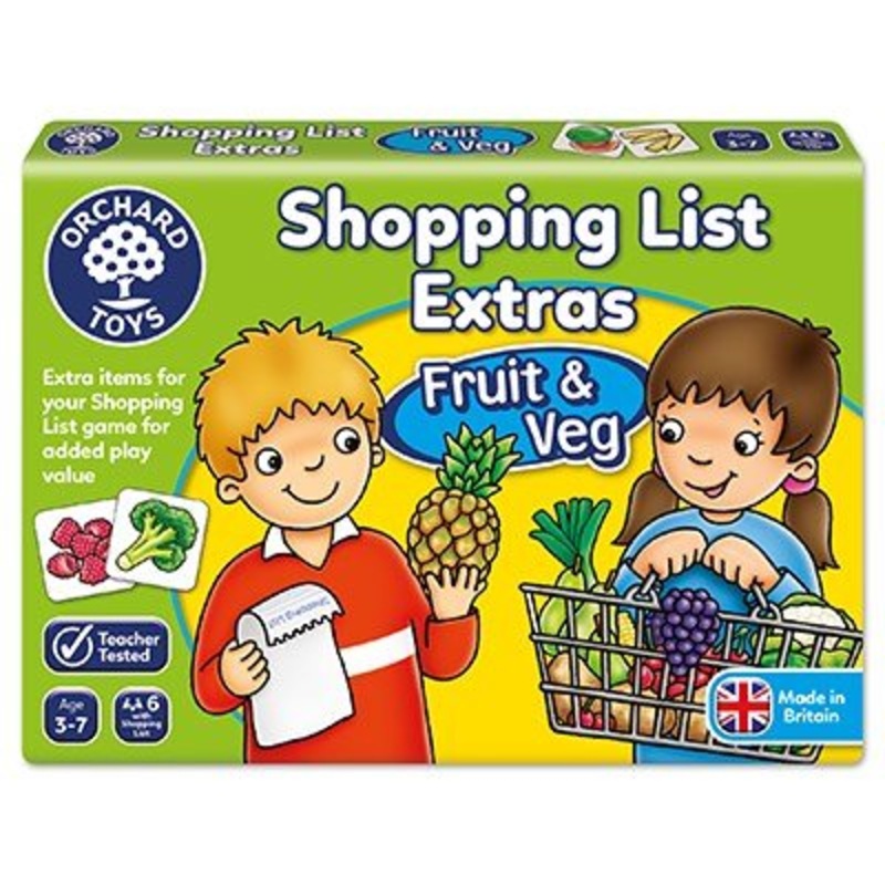 Shopping List Extras - Fruit and Veg
