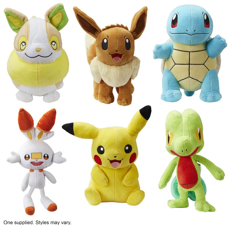 Pokmon One 8 inch plush Assorted
