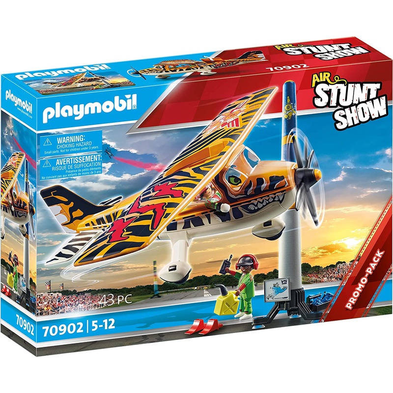 Playmobil 70902 Air Stunt Show Tiger Propeller Plane