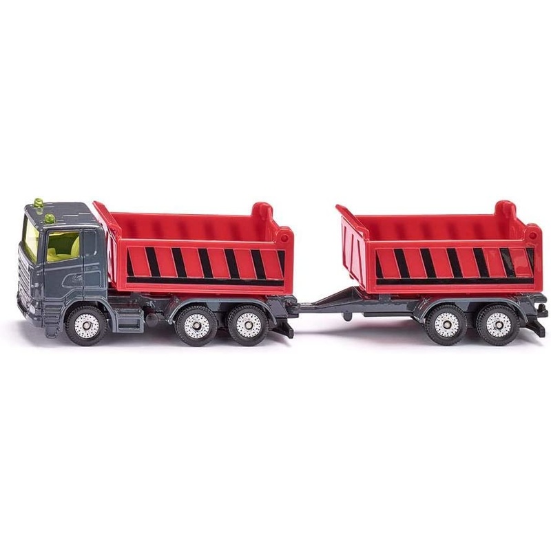Siku 1:87 Truck with Dumper Body and Tipping Trailer